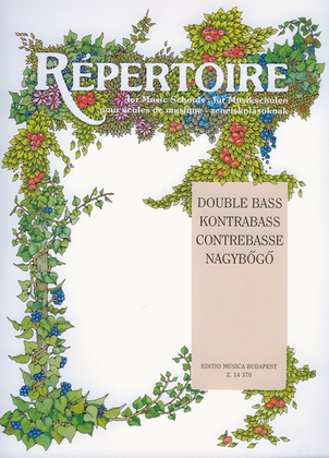 Book cover for Repertoire für Musikschulen - Kontrabass