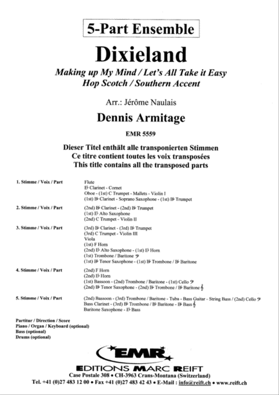 Dixieland Dixieland Concert Band scores gallery preview page 2