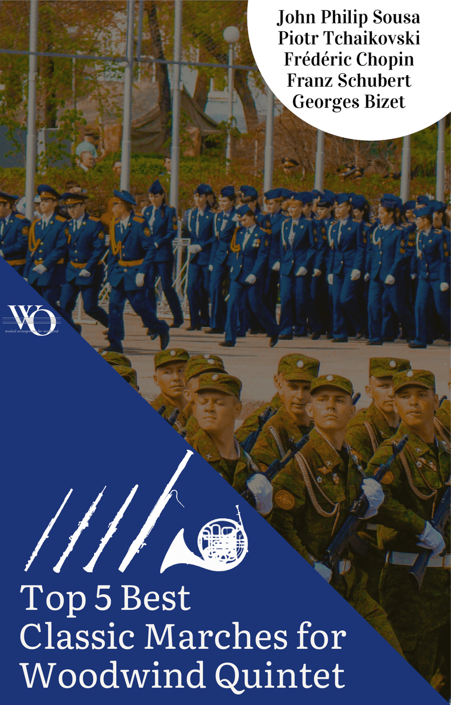 Top 5 Best Classic Marches for Woodwind Quintet Woodwind Quintet scores gallery preview page 1