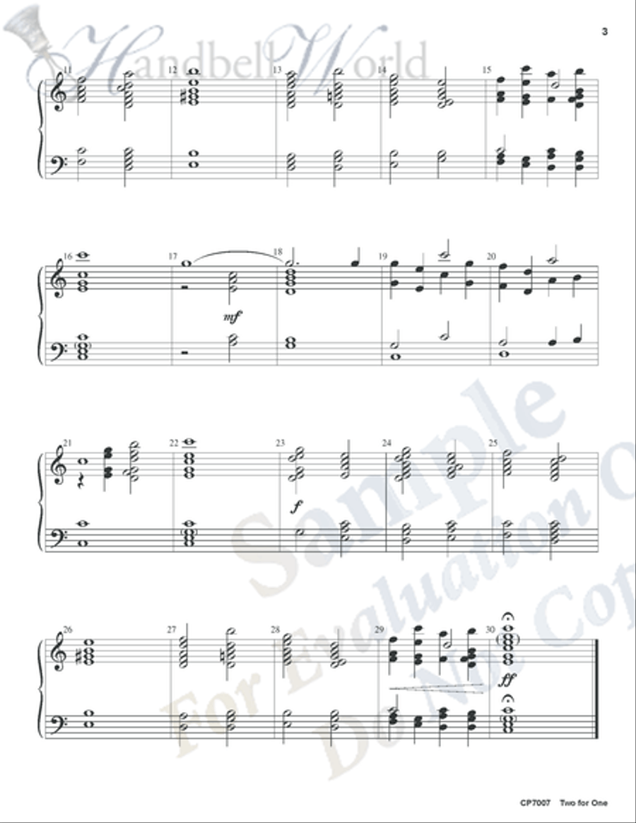 Two for One 3-Octaves scores gallery preview page 4