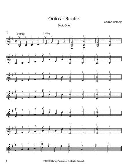 Octave Scale Studies for the Cello, Book One