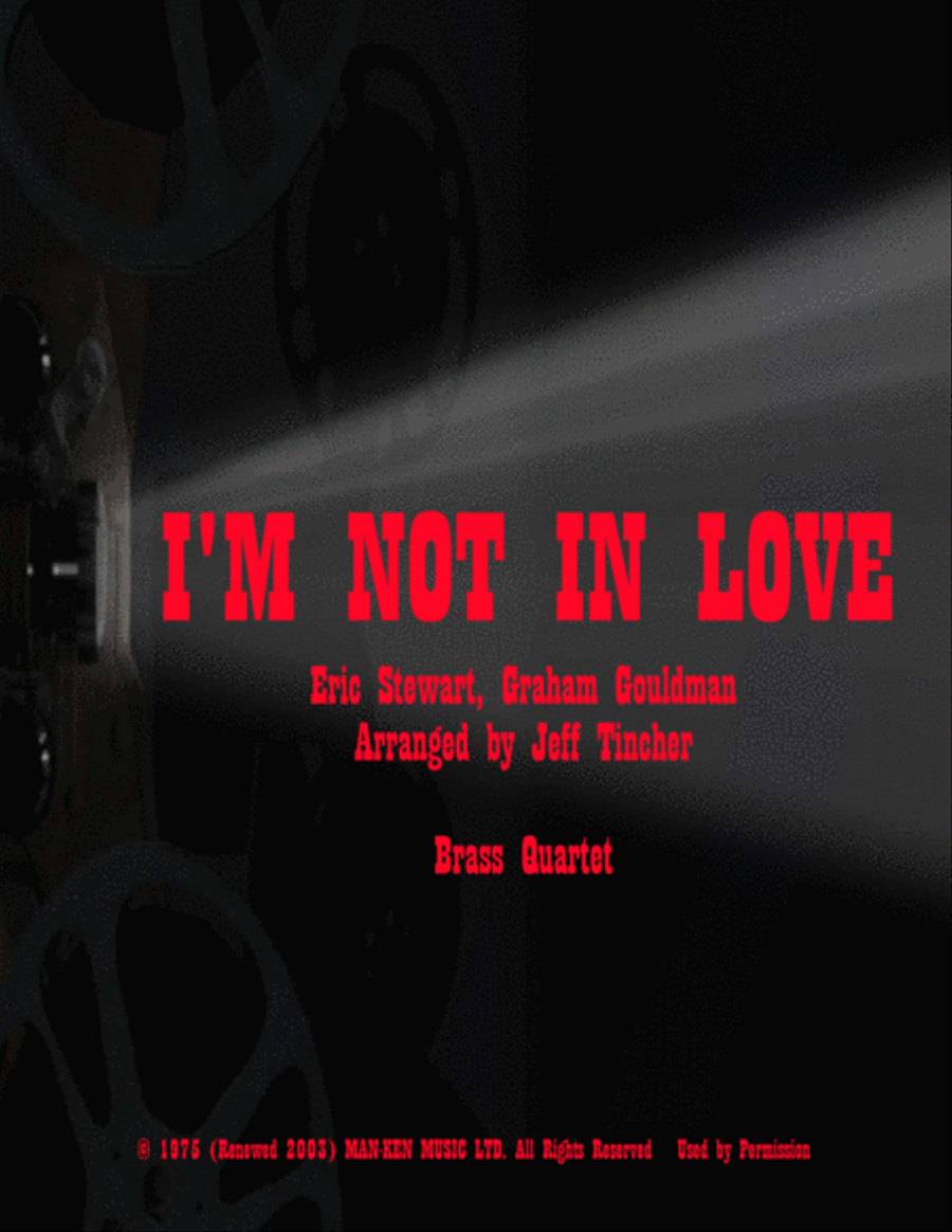 I'm Not In Love Trombone scores gallery preview page 1