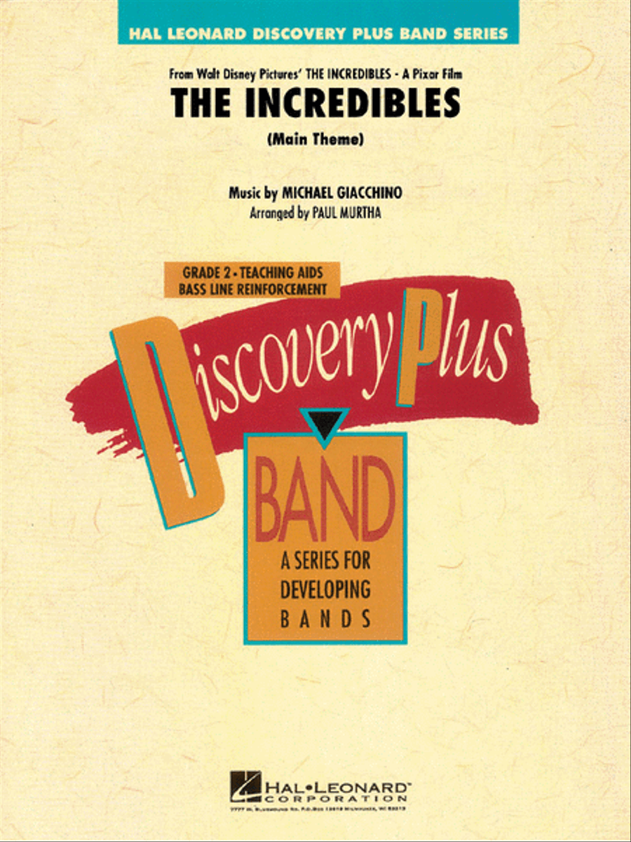 The Incredibles (Main Theme) Concert Band scores gallery preview page 1