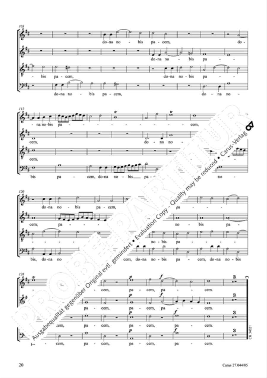 Messa per il Santissimo Natale 4-Part scores gallery preview page 21