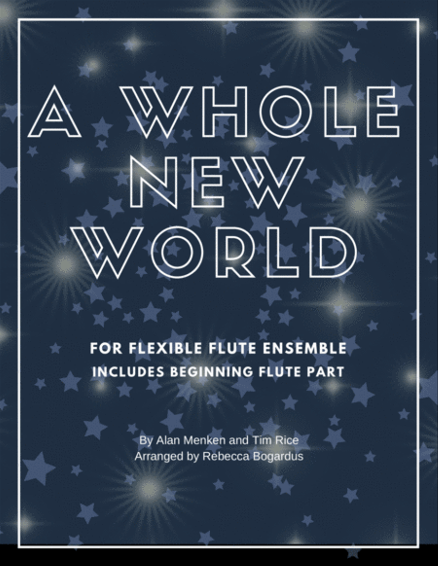 A Whole New World (from 'Aladdin') Woodwind Quartet scores gallery preview page 1