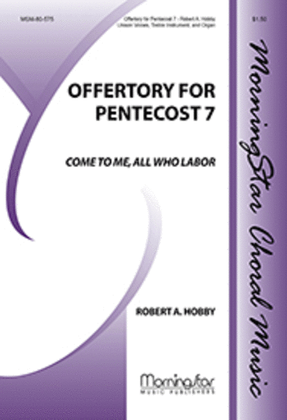 Book cover for Offertory for Pentecost 7