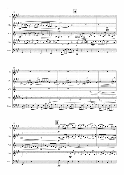 Faure: Pavane Op.50 (original key) - wind quintet image number null