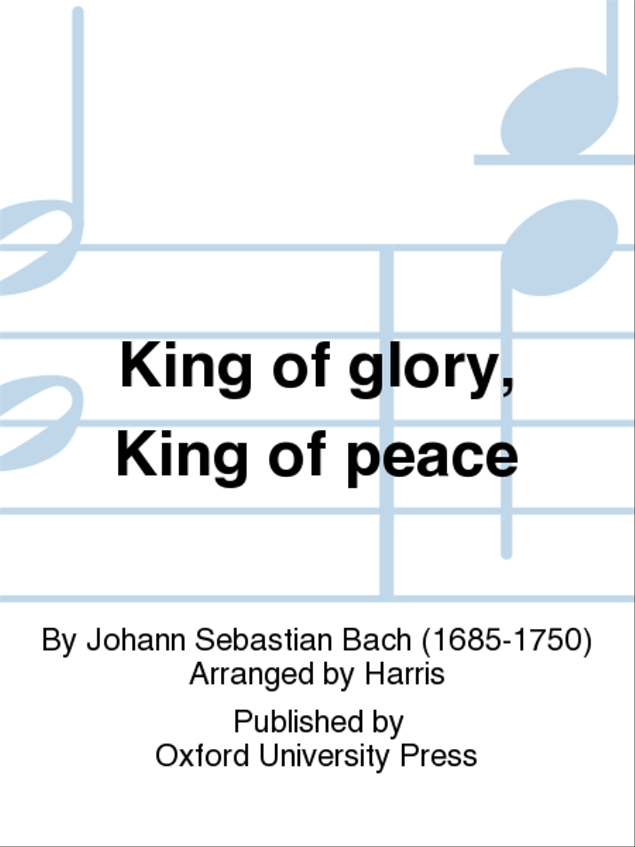 King of glory, King of peace 4-Part scores gallery preview page 1