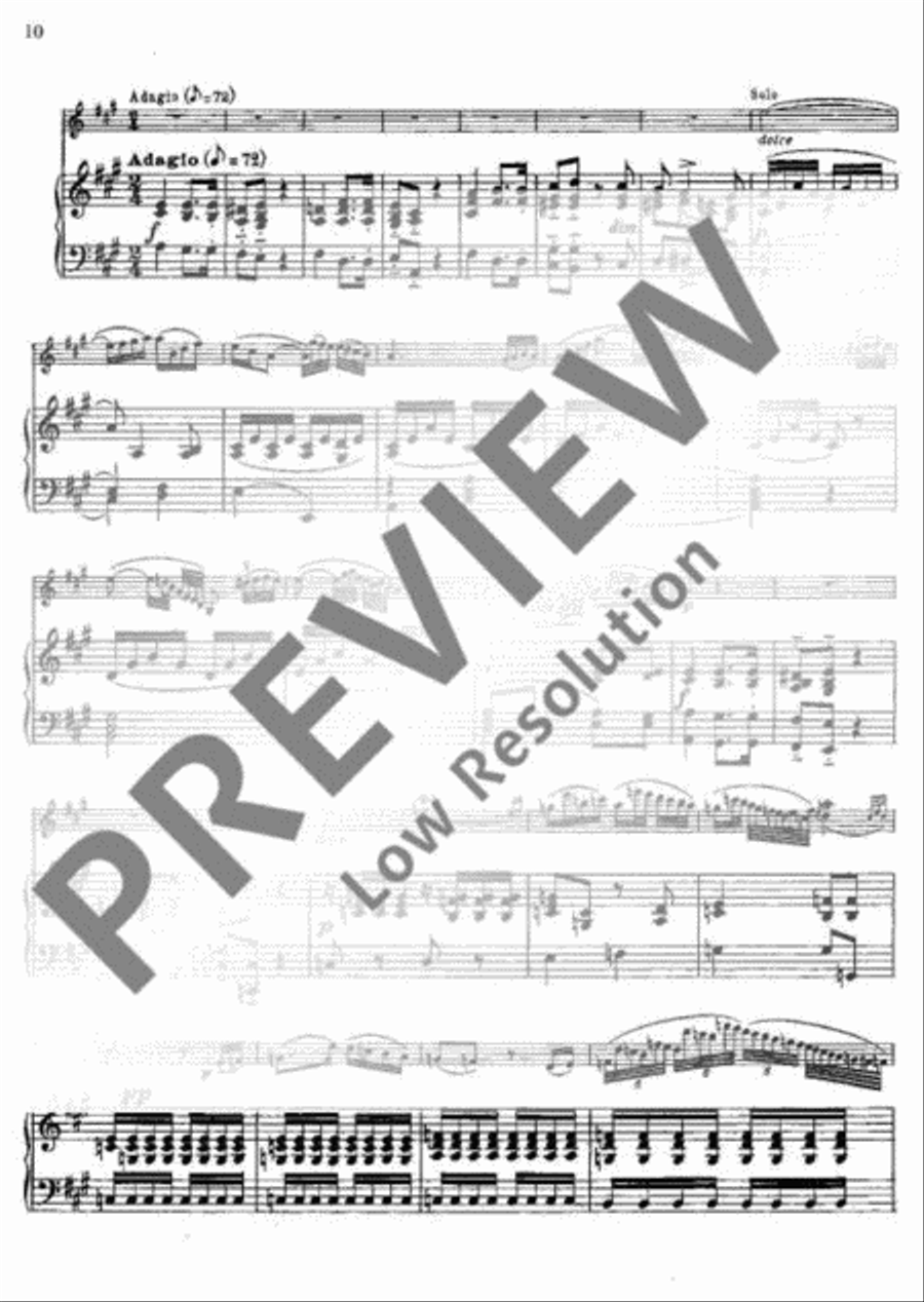 Concerto No. 13 D major Piano scores gallery preview page 11