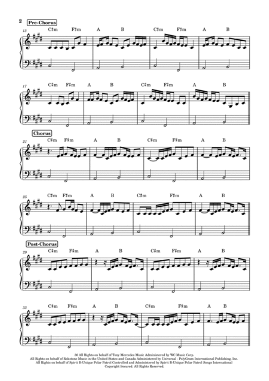 Shape Of You Shape Of You Voice scores gallery preview page 2
