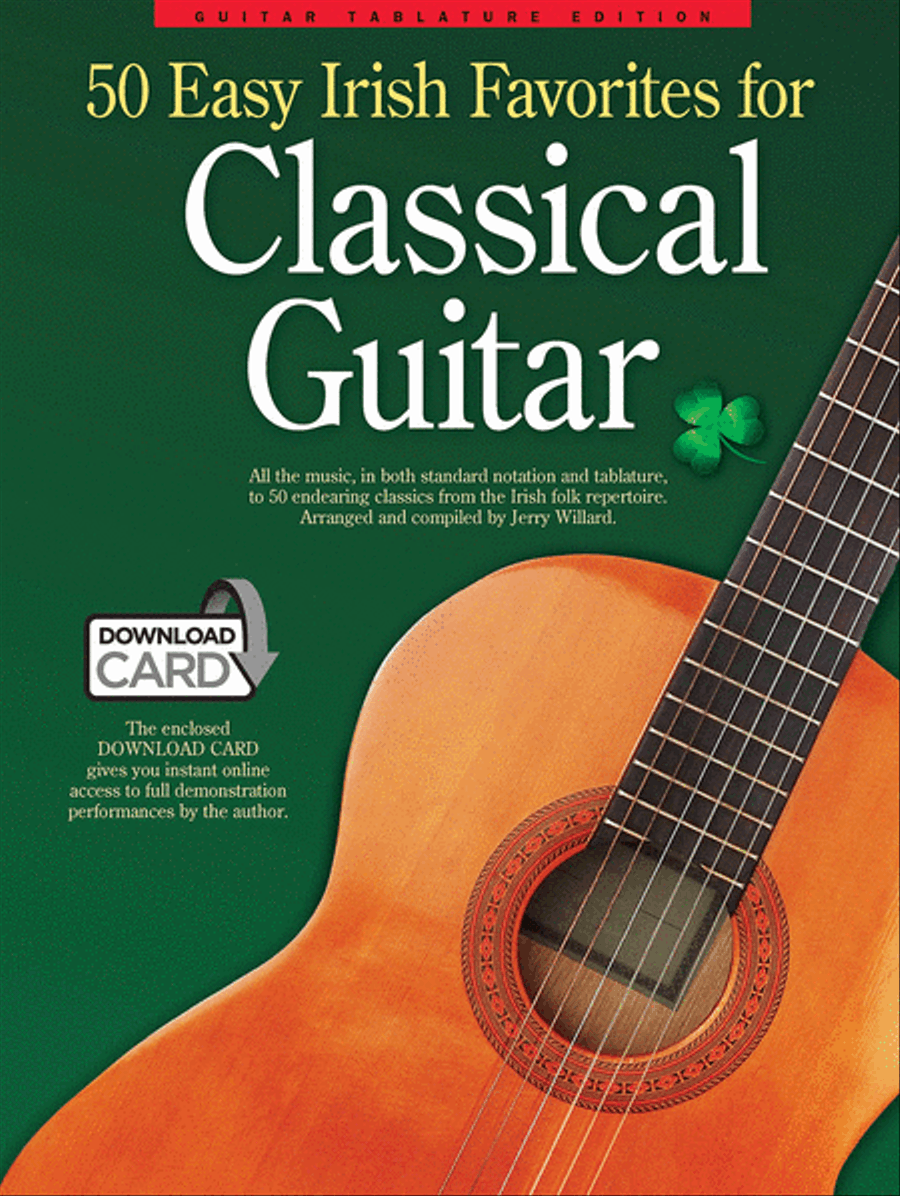 50 Easy Irish Favorites for Classical Guitar Acoustic Guitar scores gallery preview page 1