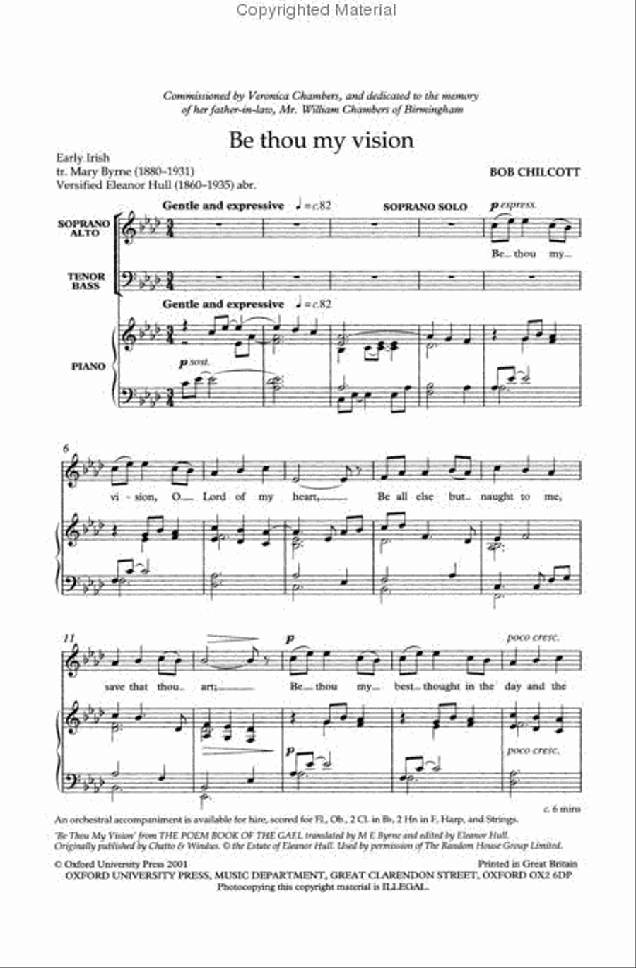 Be thou my vision Be thou my vision 4-Part scores gallery preview page 2