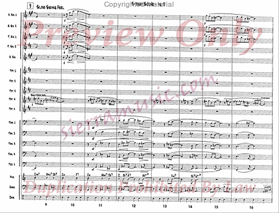 Street Scene Street Scene Jazz Ensemble scores gallery preview page 3