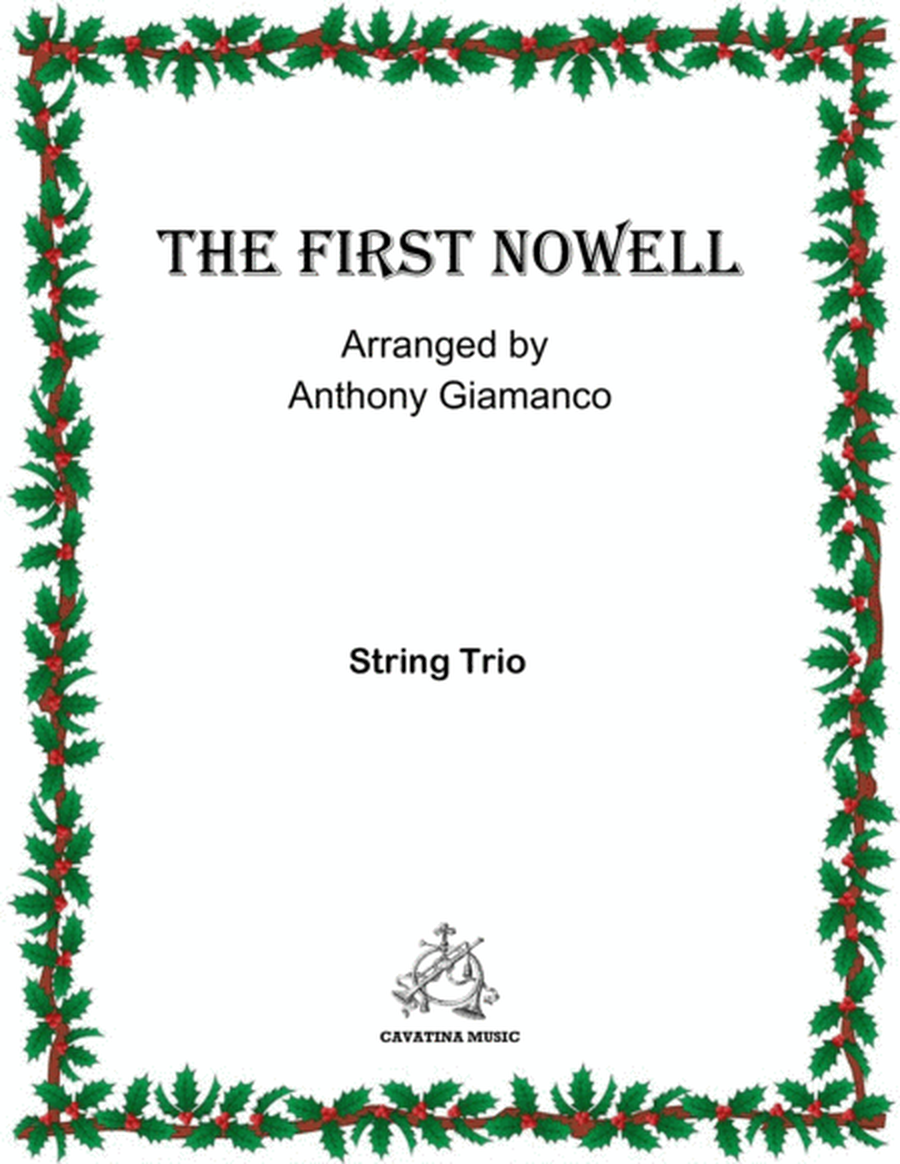 The First Nowell (String trio) image number null