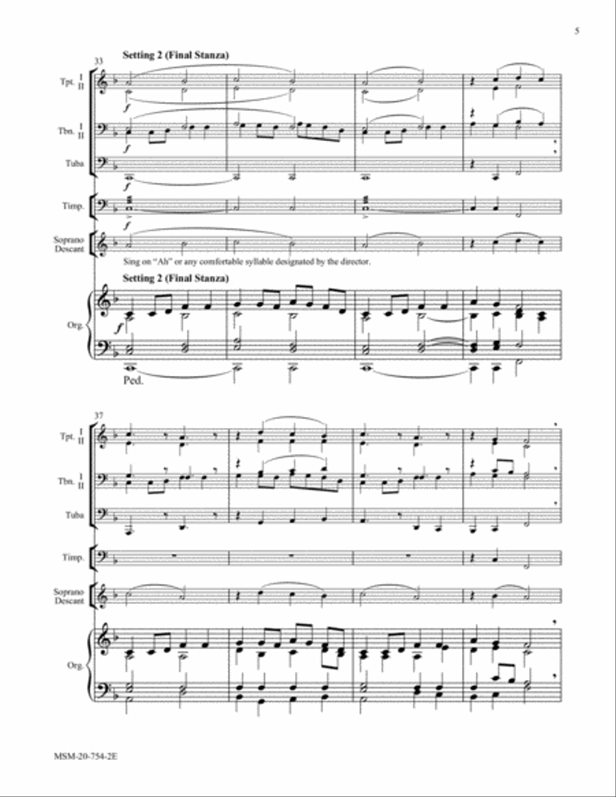 HOLY MANNA in F Choir scores gallery preview page 5