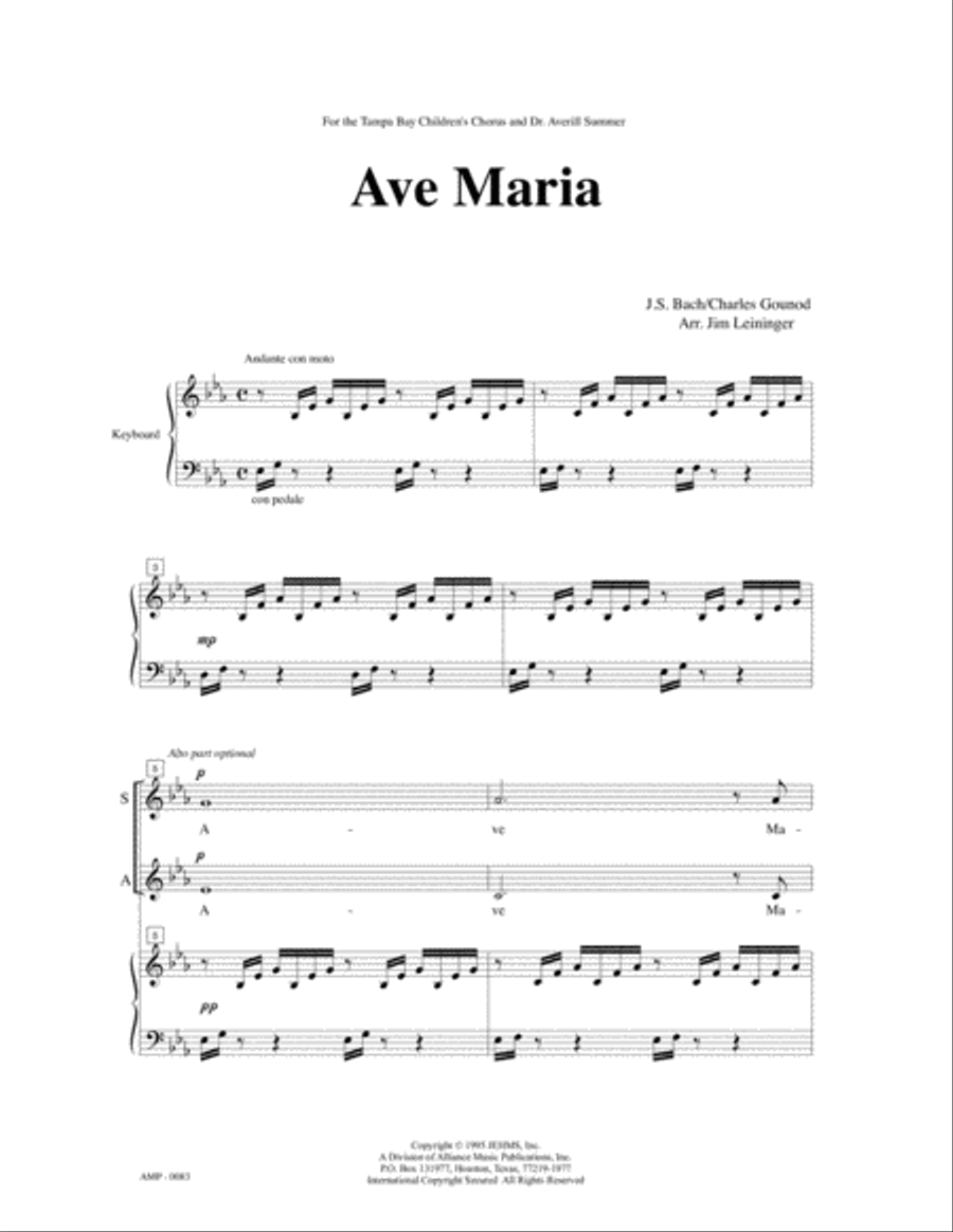 Ave Maria Ave Maria SA scores gallery preview page 2