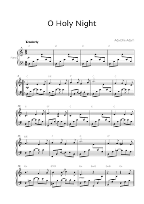 O Holy Night (Christmas song) - piano solo