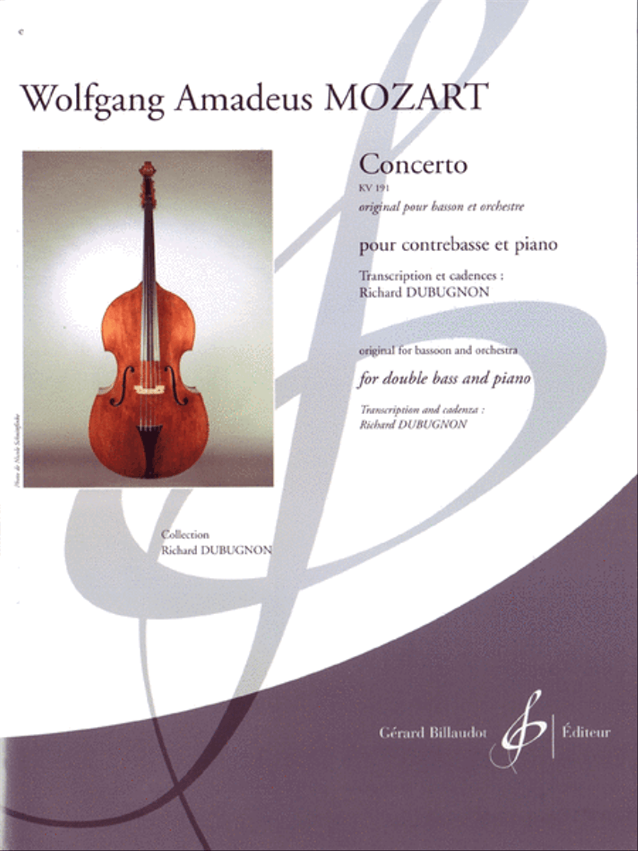 Concerto KV 191 Chamber Music scores gallery preview page 1