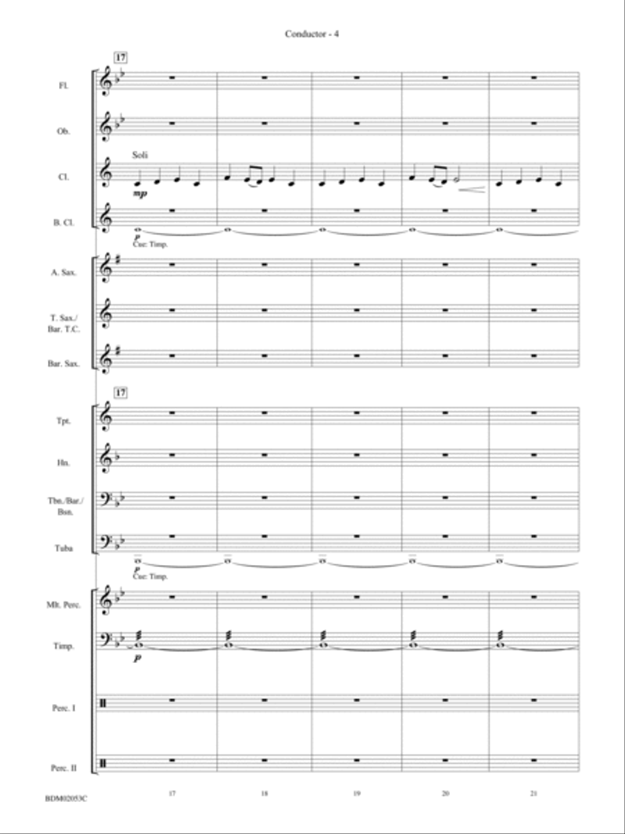 Dramatico: Score Concert Band scores gallery preview page 6
