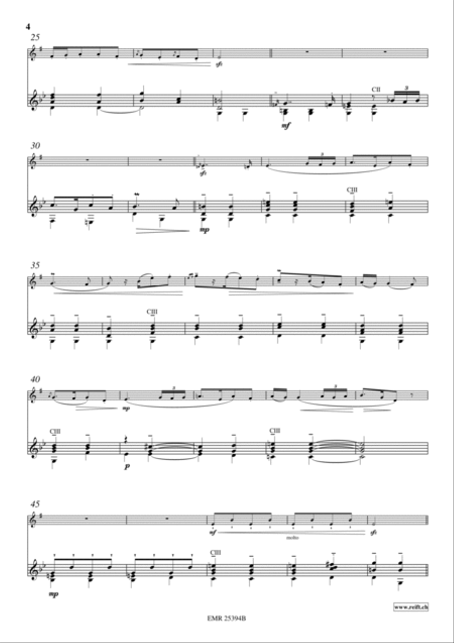 3 Romanian Folk Dances Guitar scores gallery preview page 5