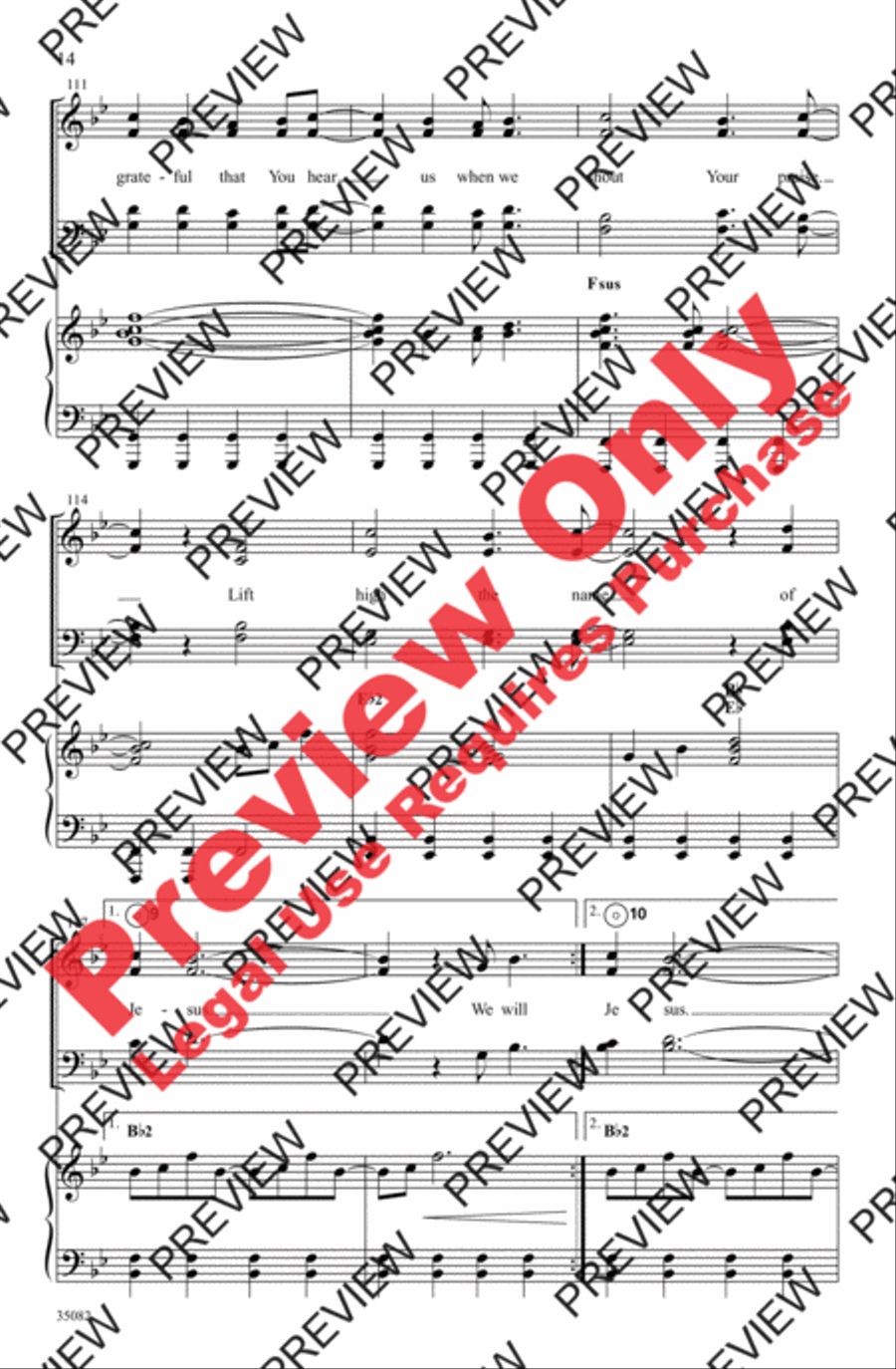 Sing, Sing, Sing Sing, Sing, Sing 4-Part scores gallery preview page 14