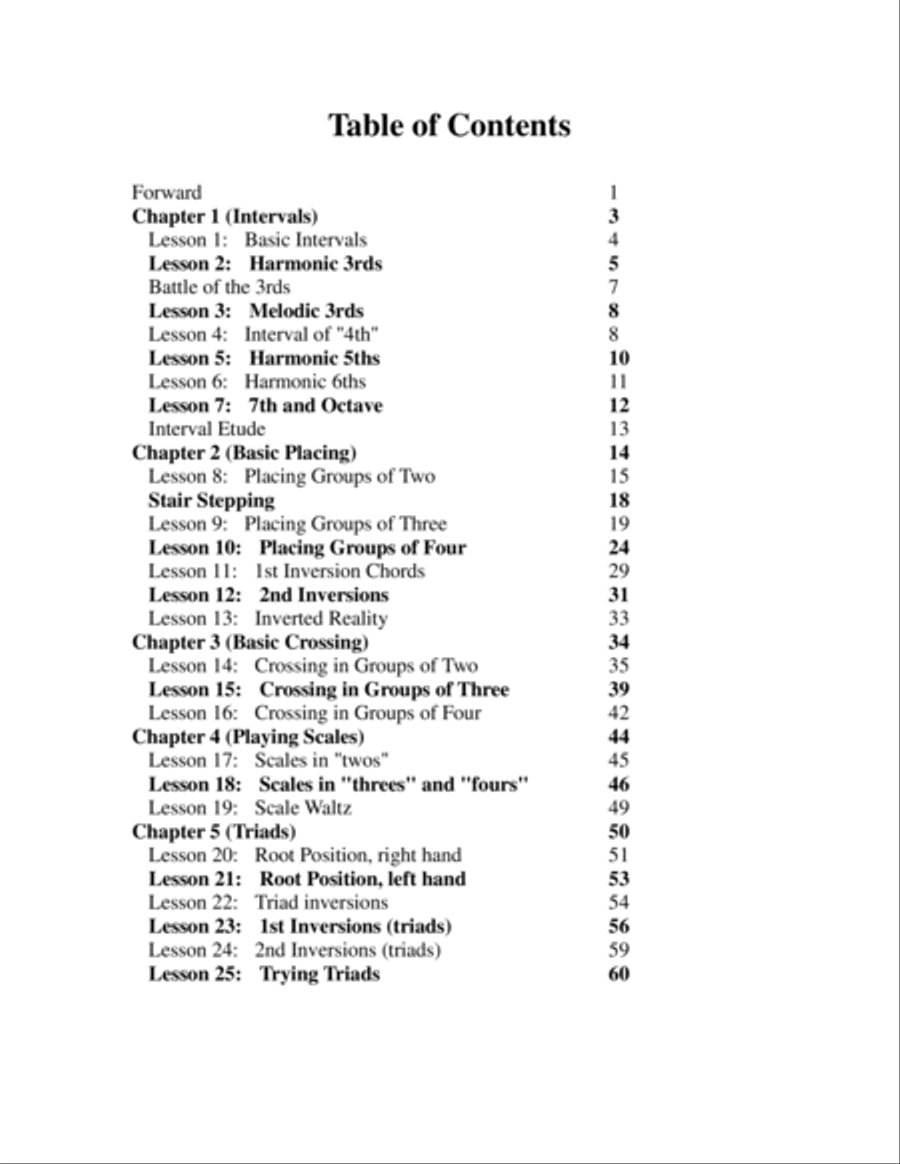 Harp In Hand, A Comprehensive Guide to Patterns, Placing and Fingering Fundamentals, For All Harps Harp scores gallery preview page 3