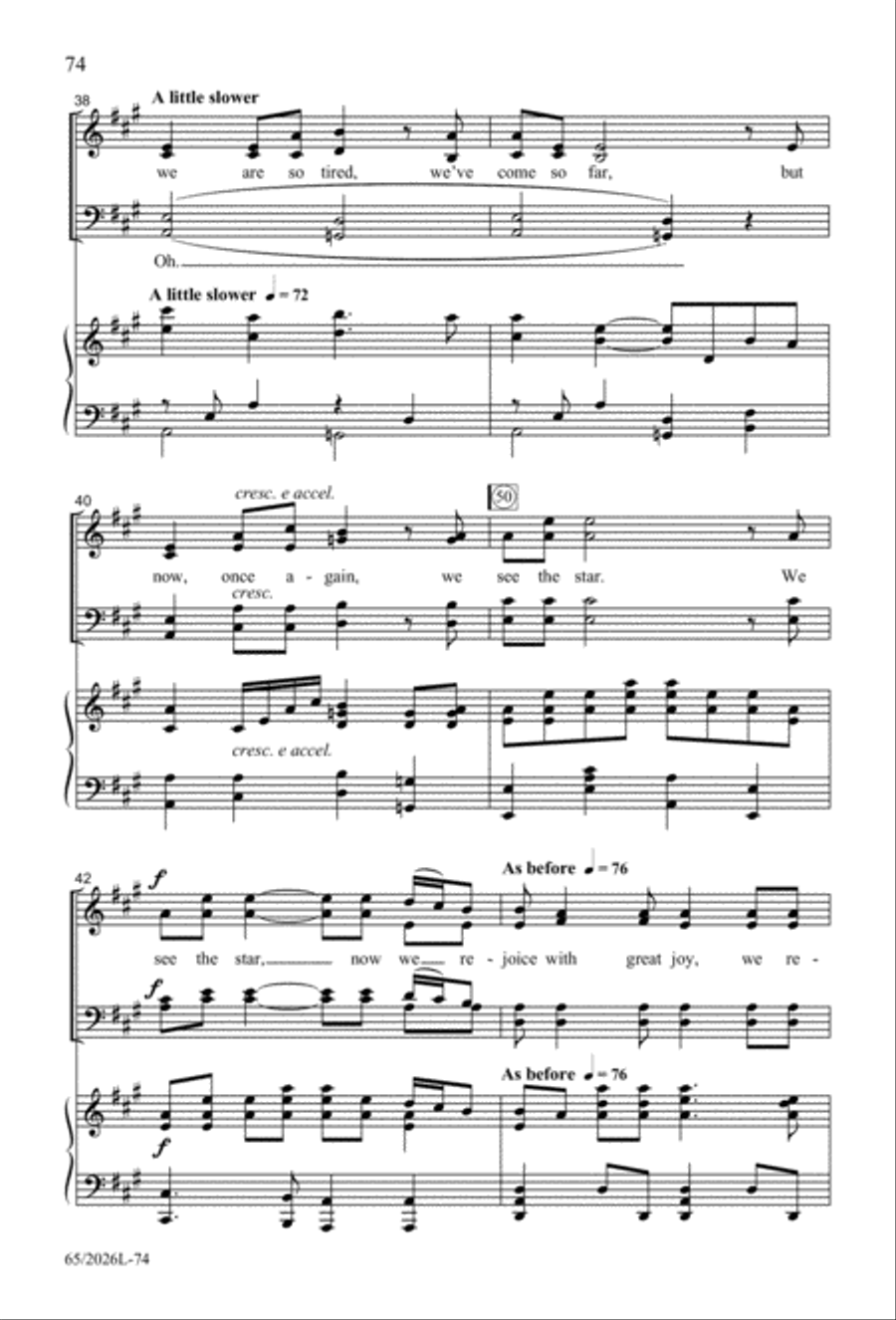 Night of the Father's Love 4-Part scores gallery preview page 75