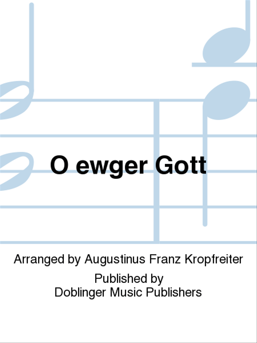 O ewger Gott 4-Part scores gallery preview page 1