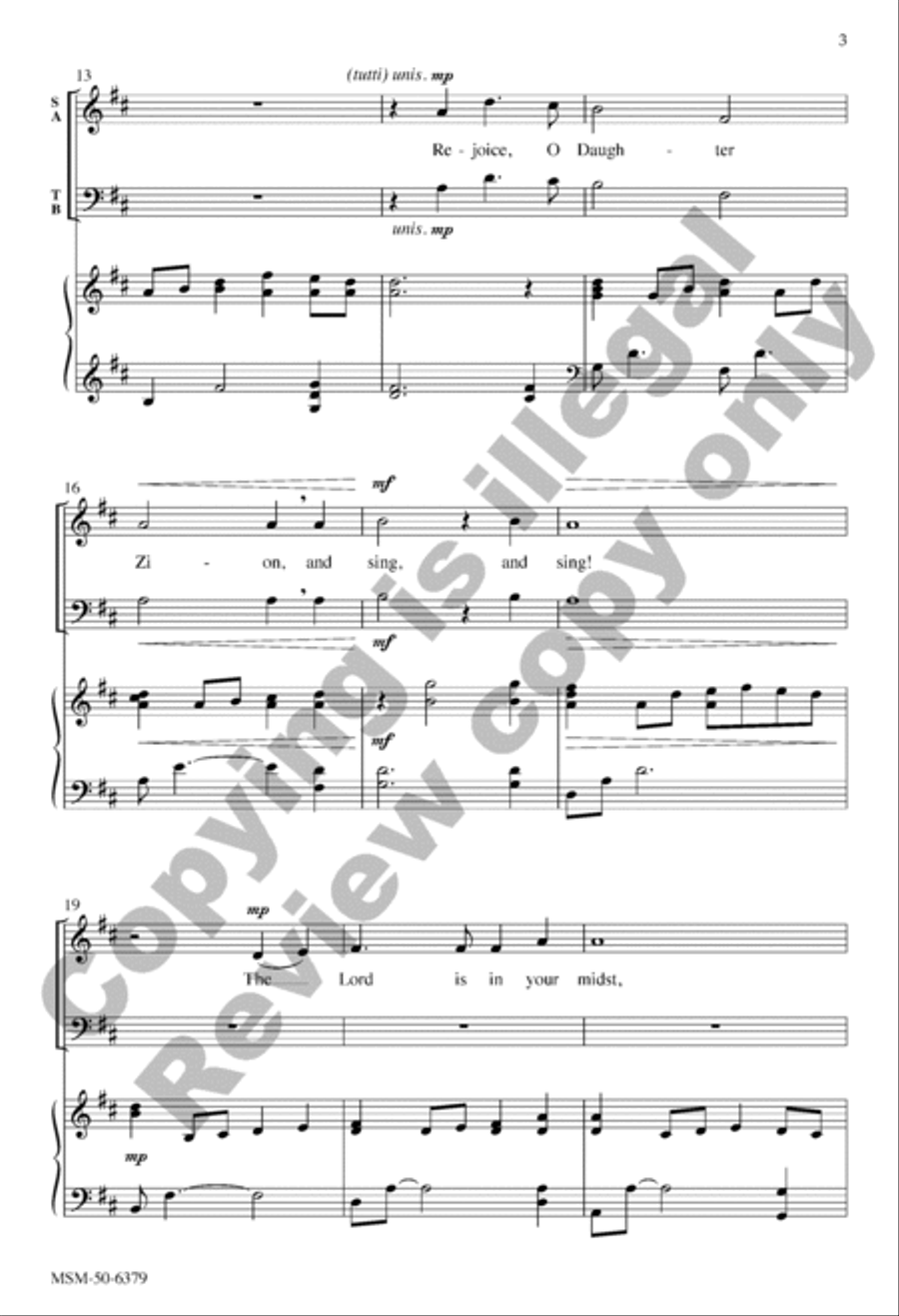 Rejoice and Sing 4-Part scores gallery preview page 3