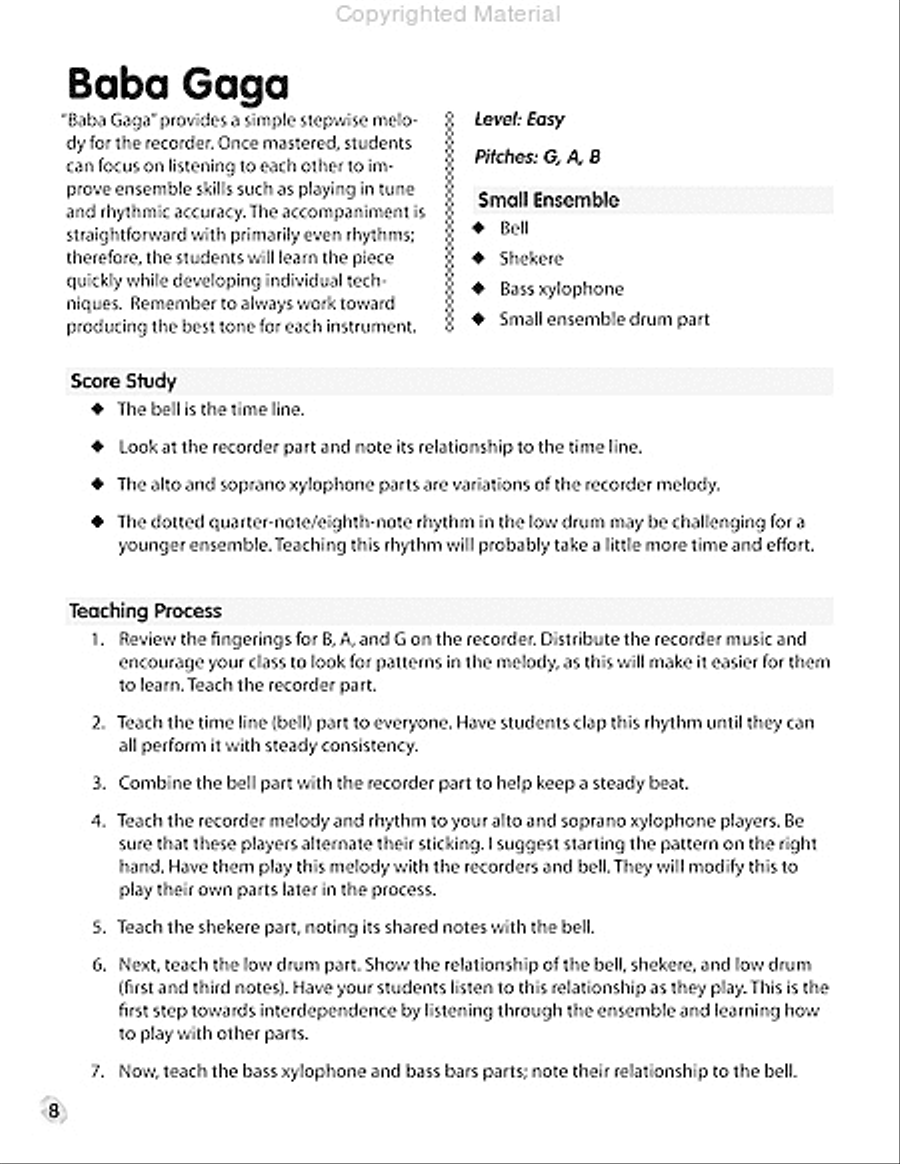 From BAGs to Riches Recorder scores gallery preview page 4