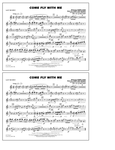 Come Fly With Me - 1st Bb Trumpet