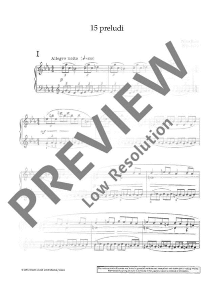 15 preludes 15 preludes Piano Solo scores gallery preview page 4
