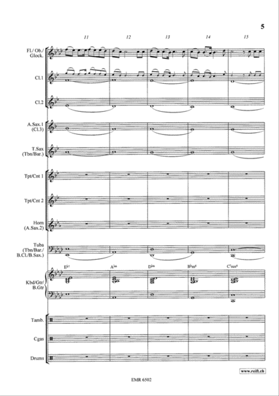 I Will Survive Concert Band scores gallery preview page 5
