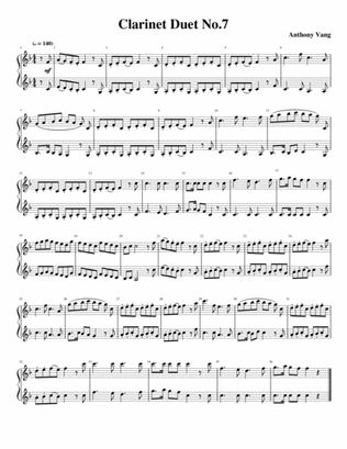 Clarinet Duet No.7
