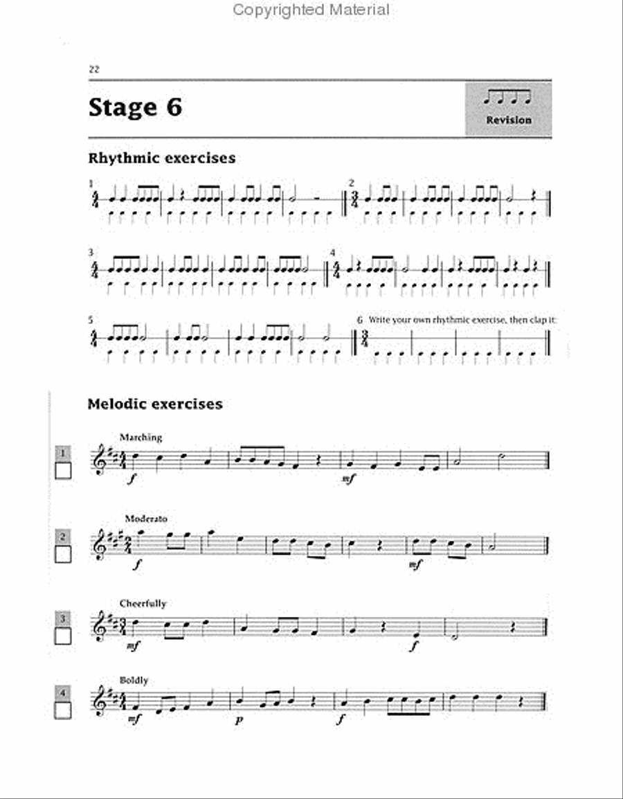 Improve Your Sight-reading! Violin, Level 1 Violin scores gallery preview page 4