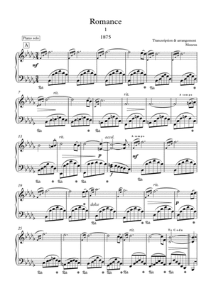 Advanced Piano Masterpieces for solo piano 19th century Romances