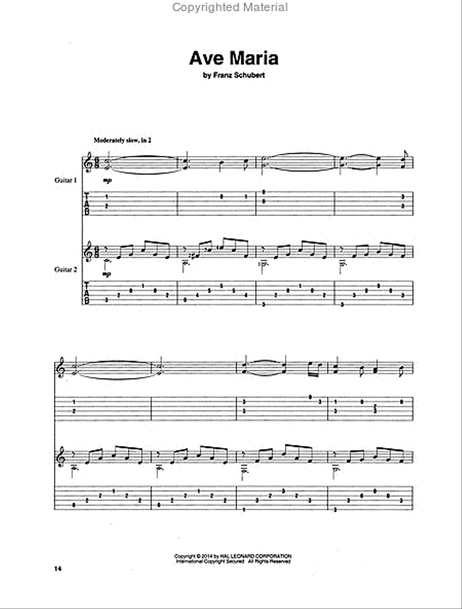 Classical Guitar Duets Classical Guitar Duets Acoustic Guitar scores gallery preview page 4