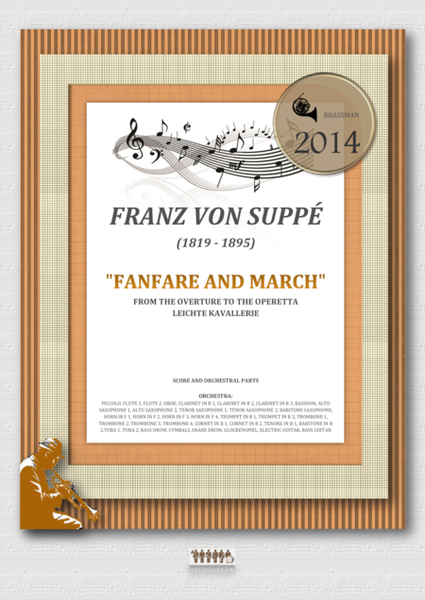 Fanfare and March from the overture to the operetta Leichte Kavallerie image number null