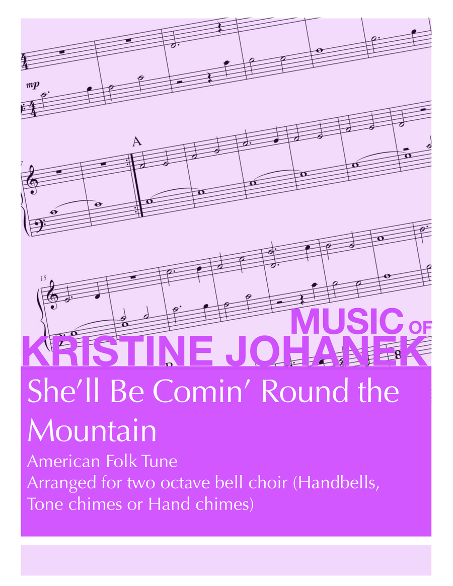 She'll Be Comin' Round the Mountain (2 octave handbells, tone chimes or hand chimes) 2-Octaves scores gallery preview page 1