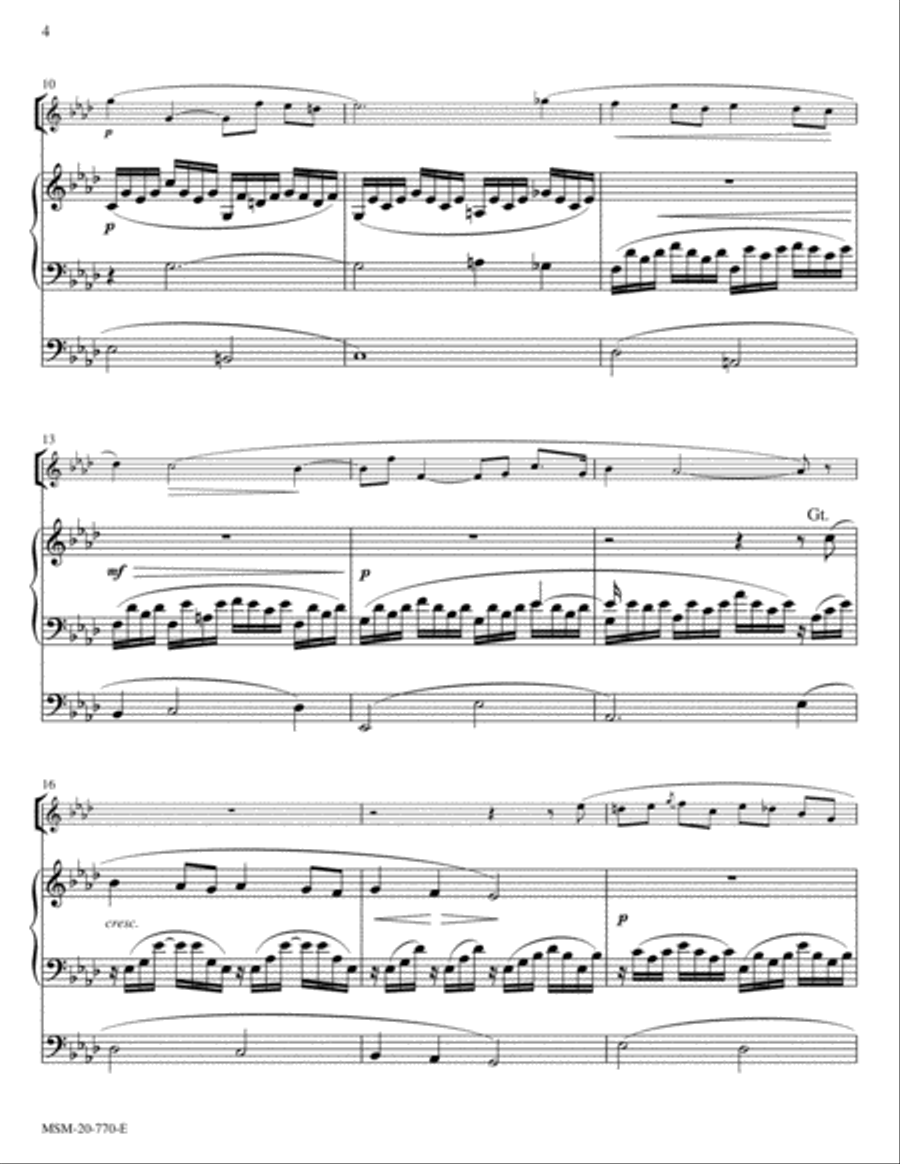 Romance and Scherzo from Suite, Op. 34 Flute scores gallery preview page 4
