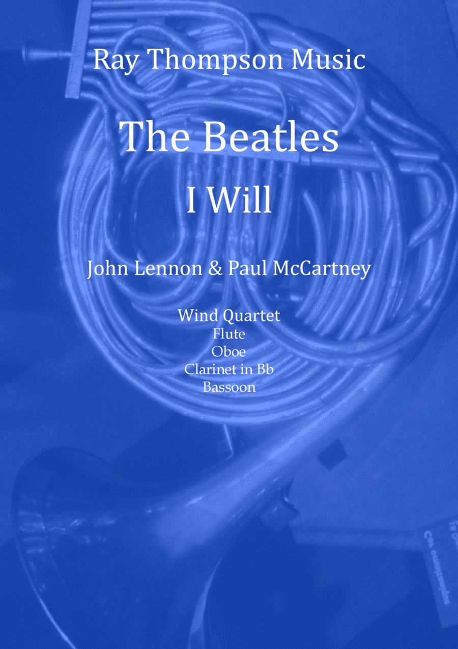 I Will Woodwind Quartet scores gallery preview page 1