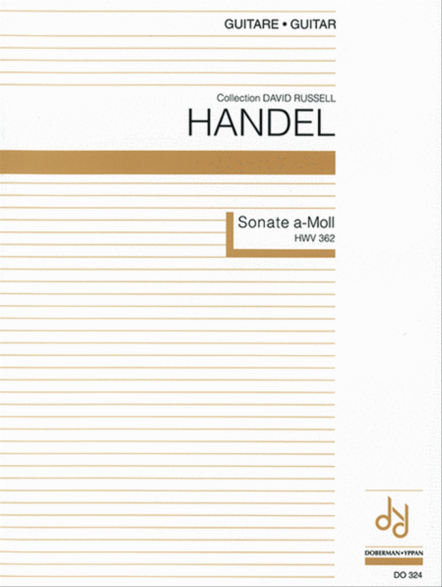 Sonate op. 1 no. 4, HWV 362 Classical Guitar scores gallery preview page 1