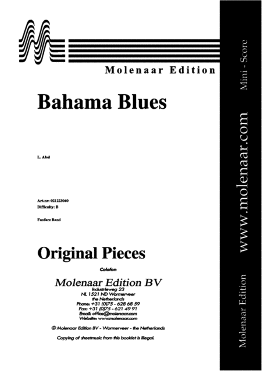 Bahama Blues Bahama Blues Fanfare Band scores gallery preview page 2