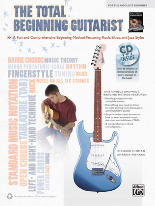 Book cover for The Total Beginning Guitarist