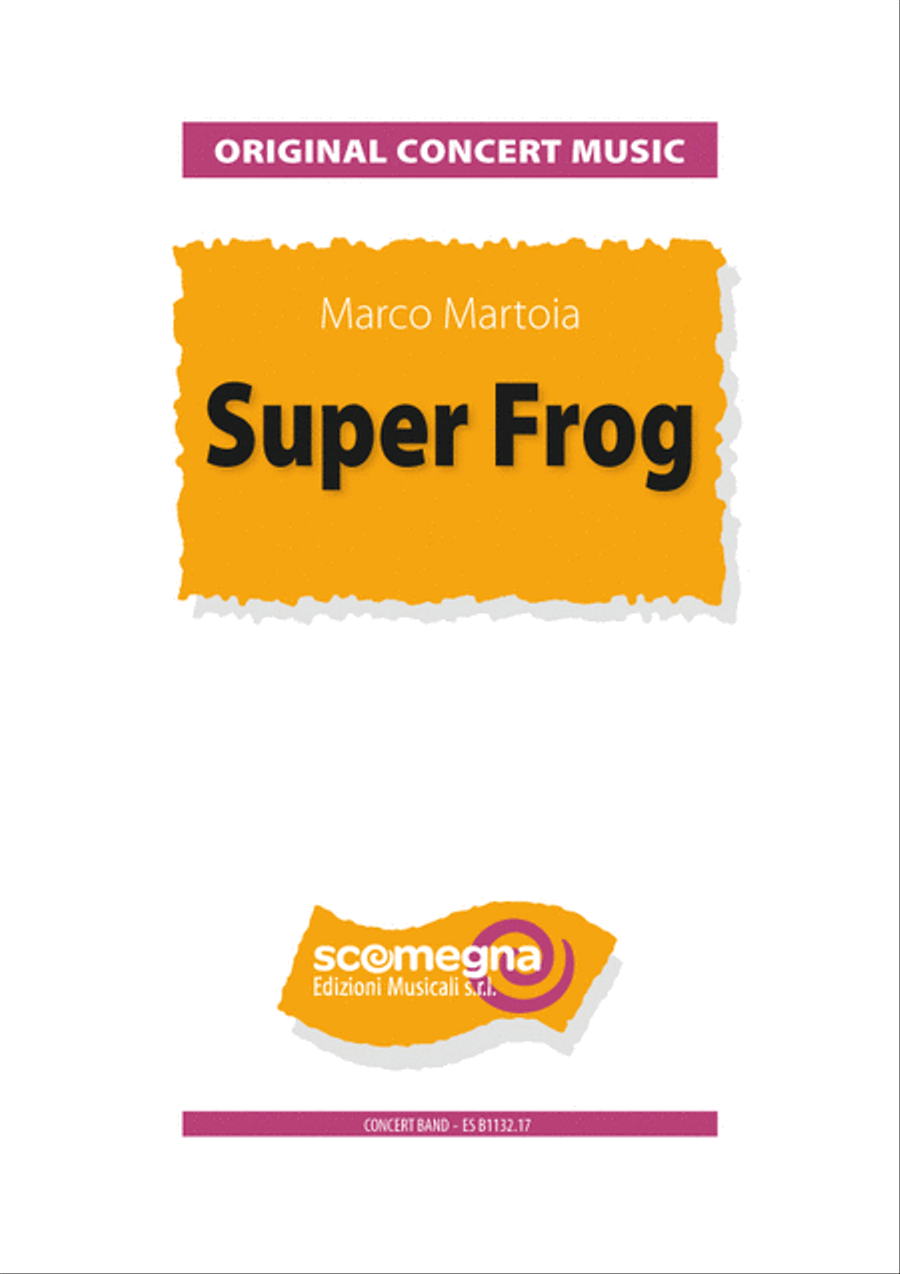 Super Frog Concert Band scores gallery preview page 1