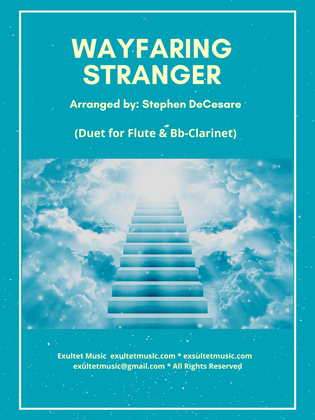 Book cover for Wayfaring Stranger (Duet for Flute and Bb-Clarinet)