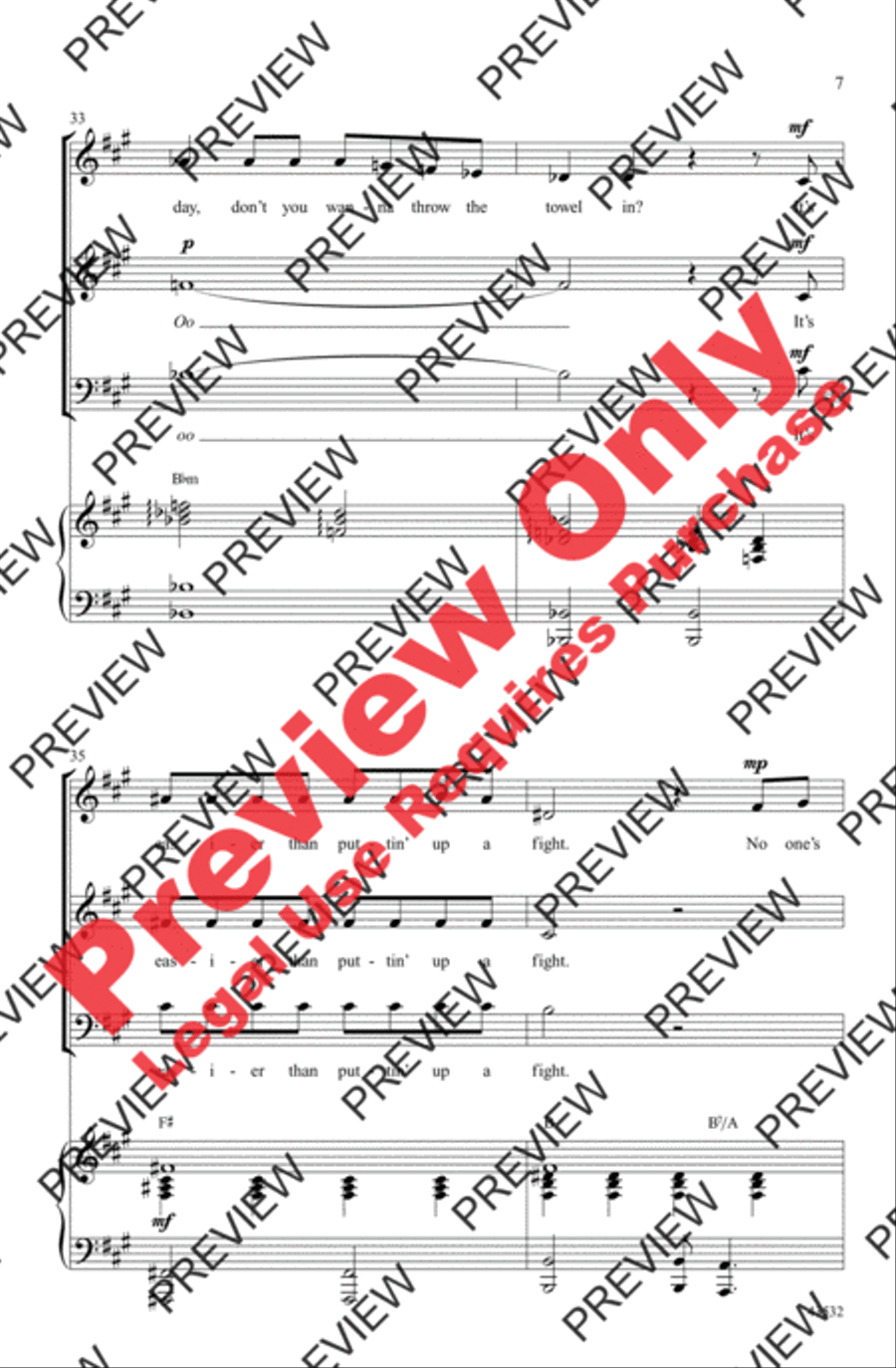 It's the Hard-Knock Life It's the Hard-Knock Life 3-Part scores gallery preview page 7