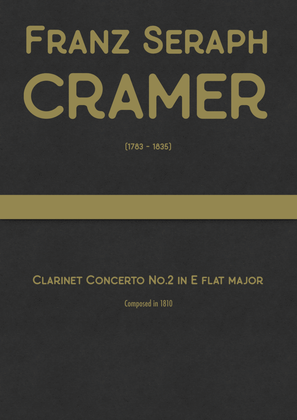 Cramer - Clarinet Concerto No.2 in E flat major