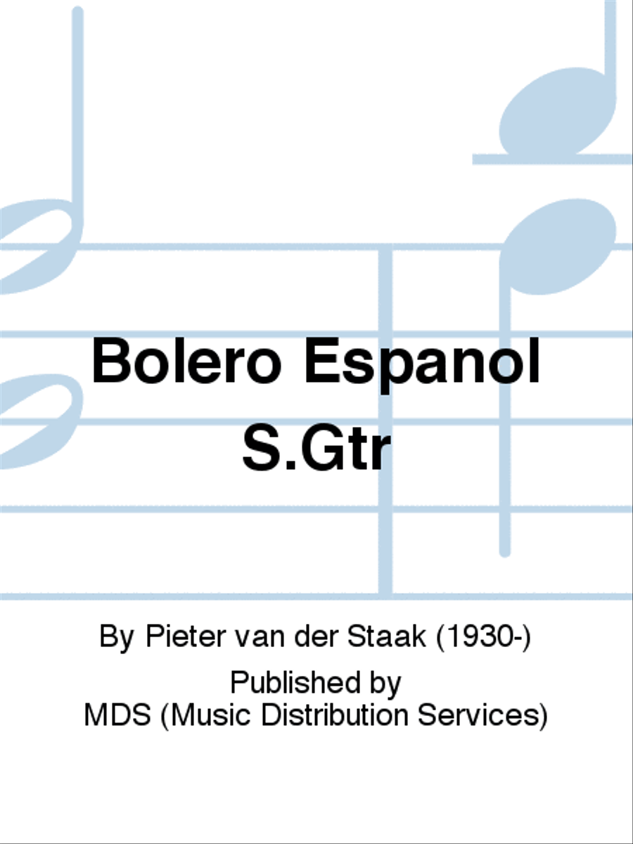 BOLERO ESPANOL S.Gtr Guitar scores gallery preview page 1