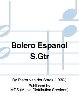 Book cover for BOLERO ESPANOL S.Gtr